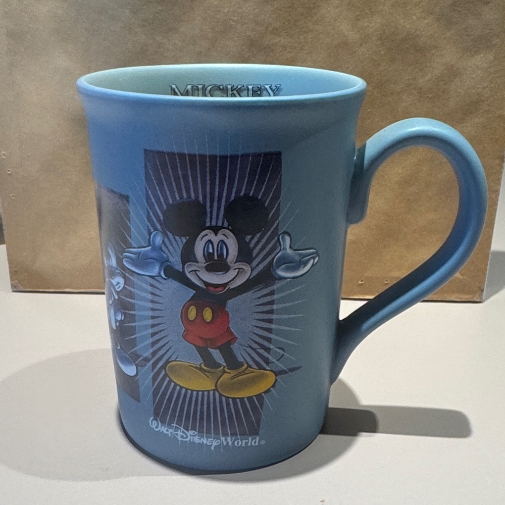 Disney Blue and Red Mickey Mouse Mug